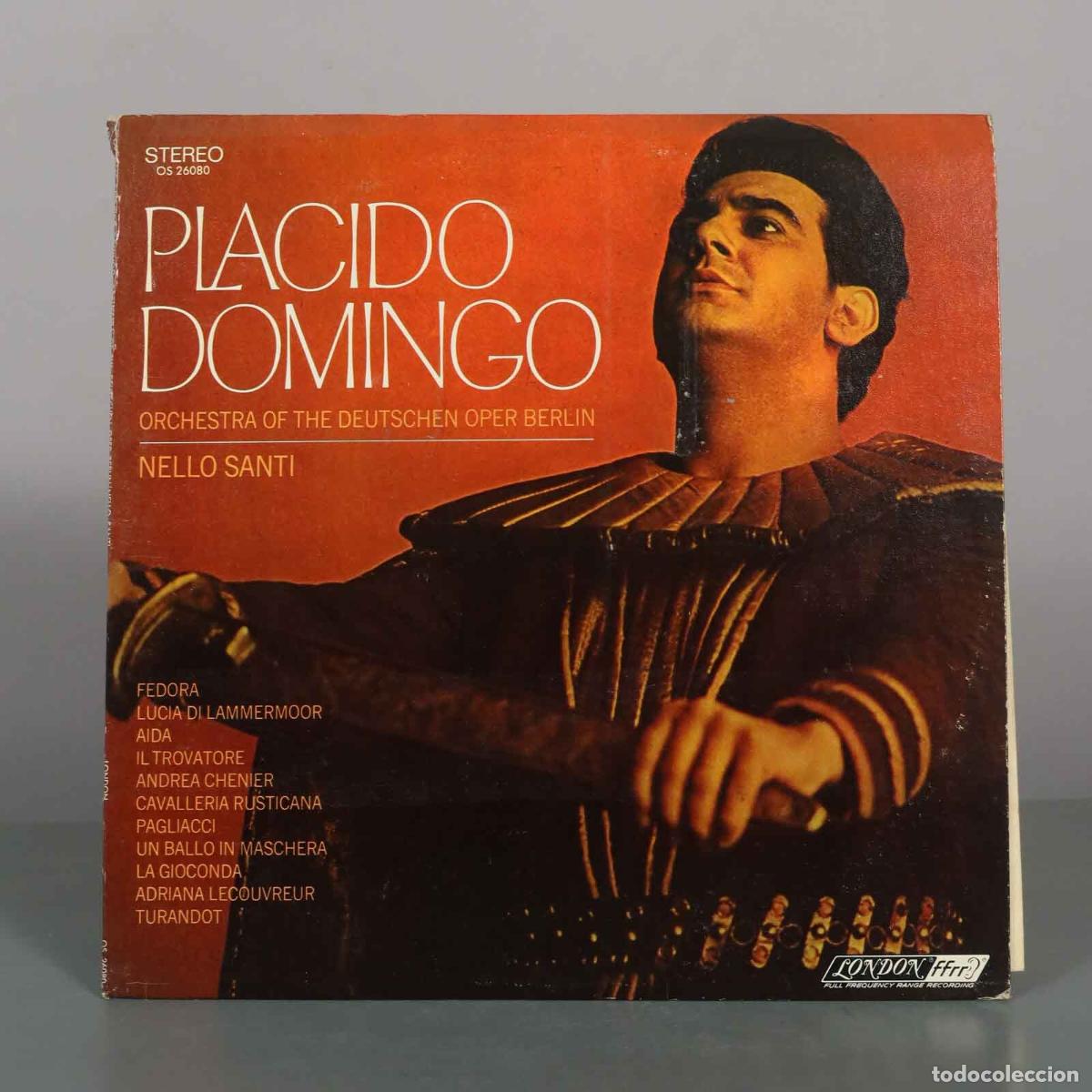 Discos de vinilo: LP. Arias From Italian Opera - Placido Domingo, Orchester der Deutschen Oper Berlin, Nello Santi