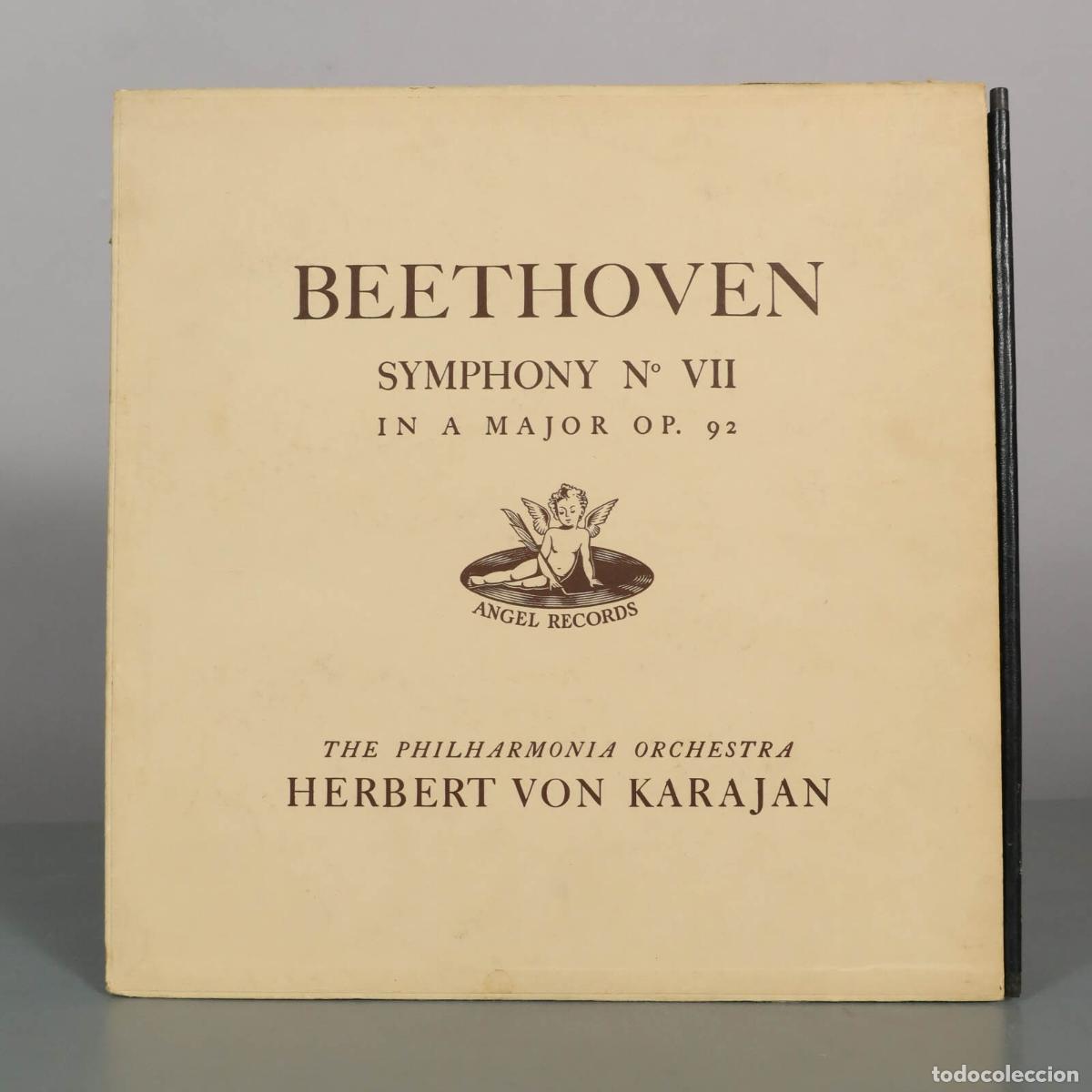 Discos de vinilo: LP. Beethoven - Symphony No. 7 in A Major, Op. 92 - The Philharmonia Orchestra, Herbert von Karajan