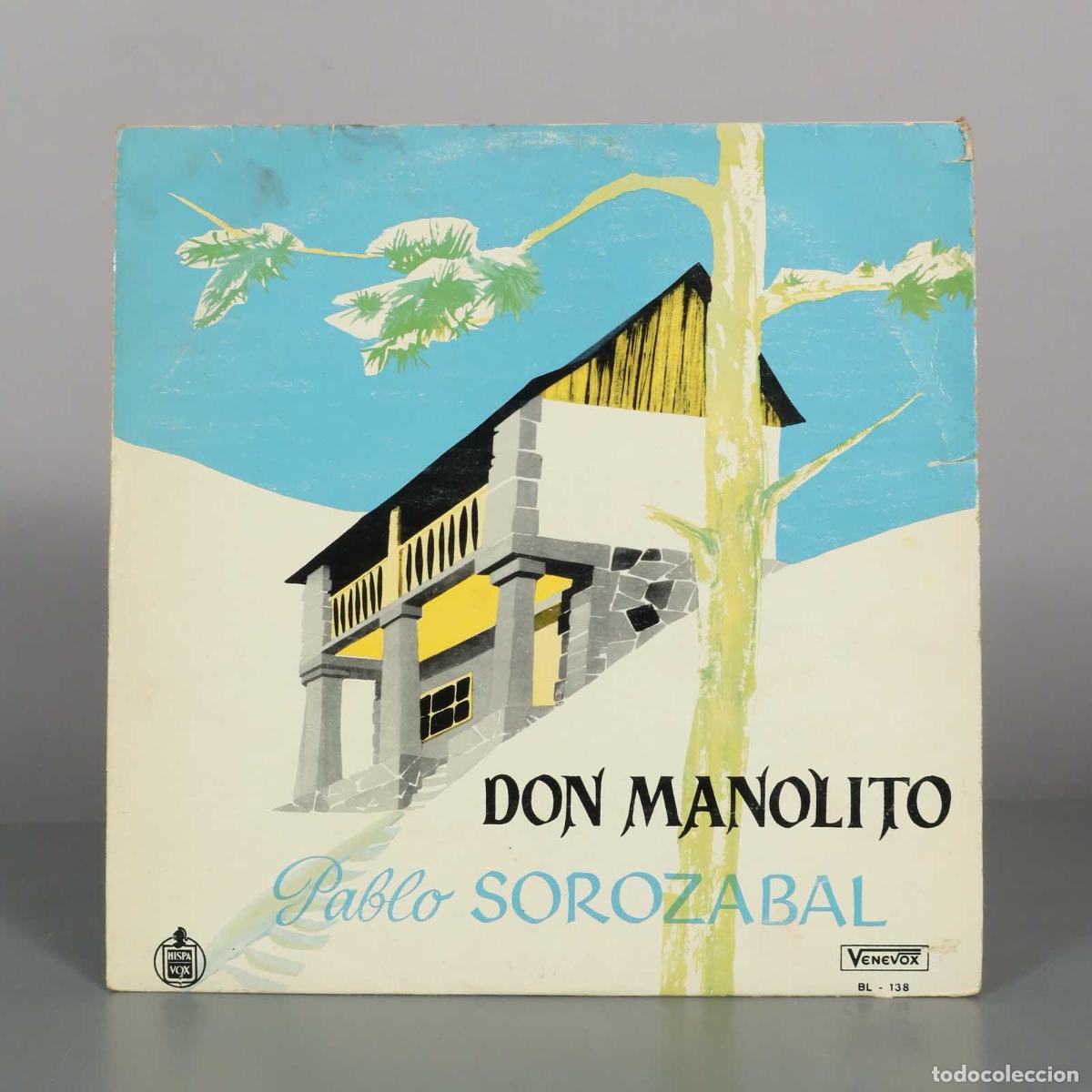 Discos de vinilo: LP. Don Manolito - Pablo Soroz&aacute;bal - Foto 1