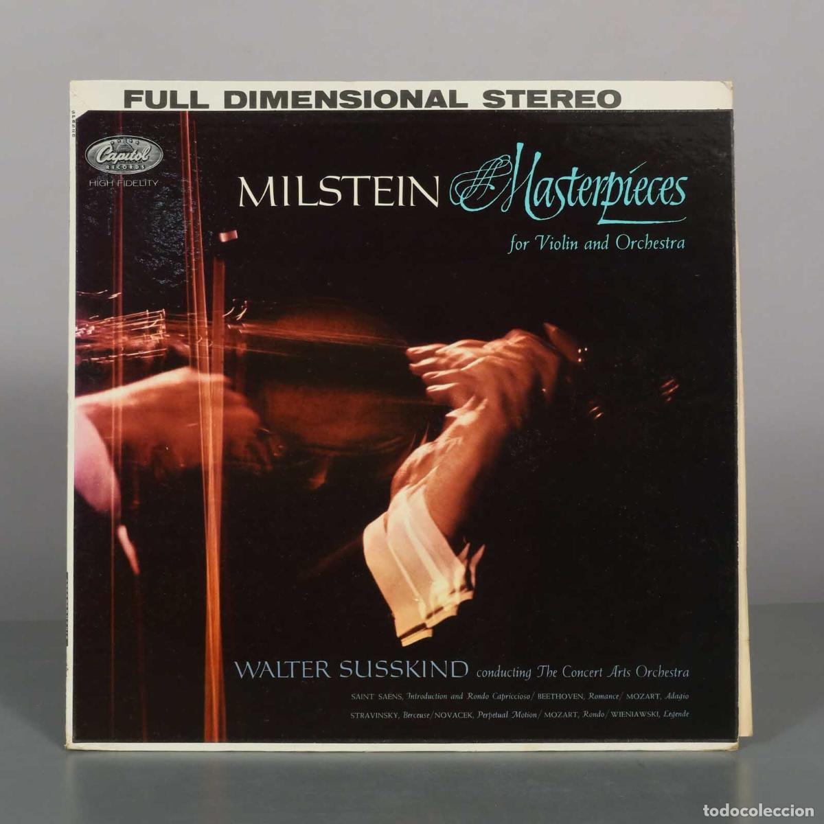 Discos de vinilo: LP. Milstein Masterpieces for Violin and Orchestra - Nathan Milstein, Walter Susskind, The Concert