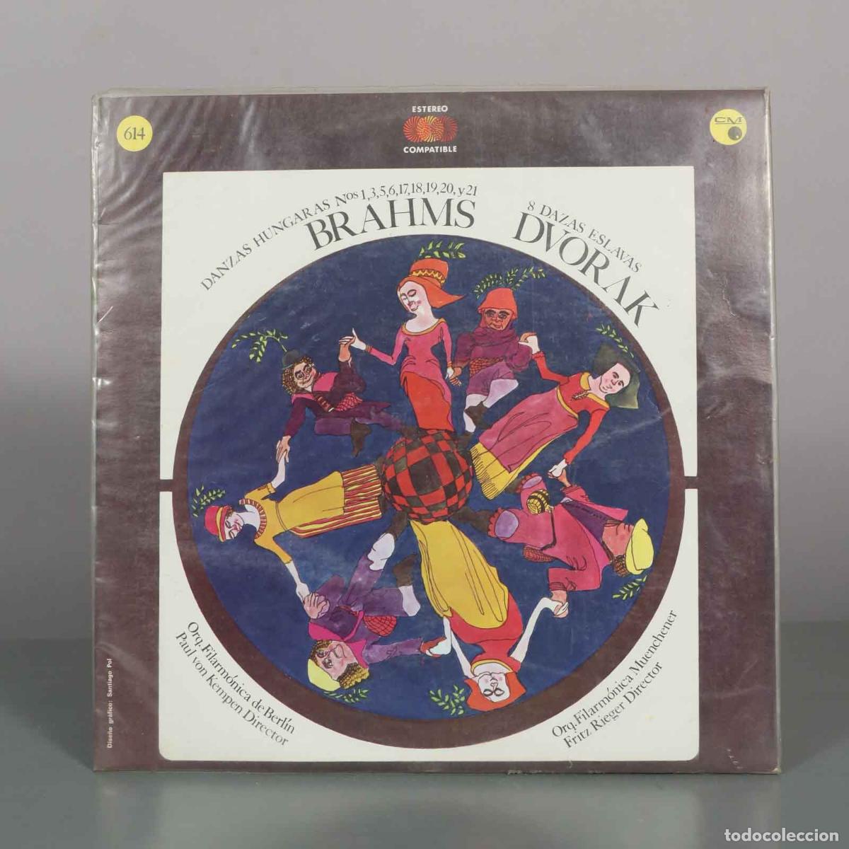 Discos de vinilo: LP. Brahms: Danzas Hungaras, Dvorak: 8 Danzas Eslavas - RIEGER