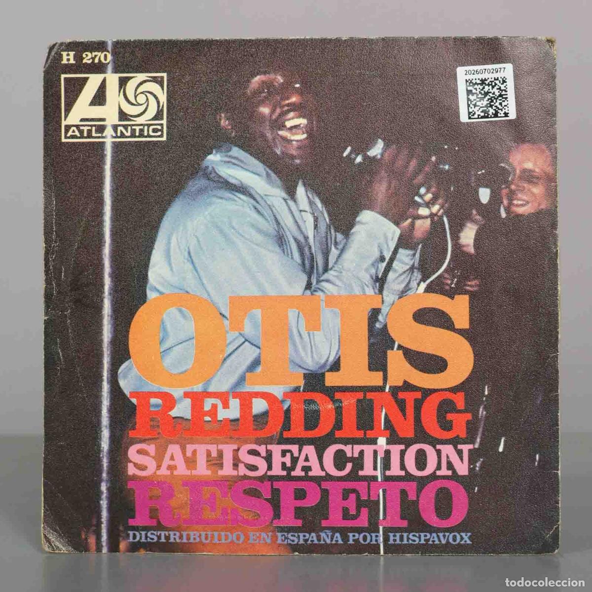 Discos de vinilo: SINGLE. Satisfaction / Respeto - Otis Redding - Foto 2