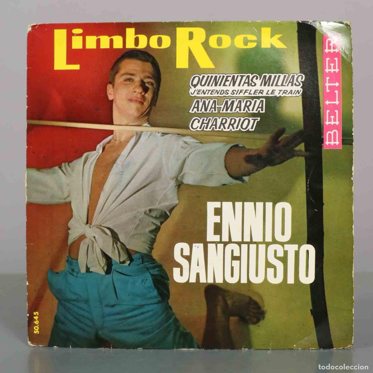 Discos de vinilo: EP. Limbo Rock - Quinientas Millas - Ana-Mar&iacute;a - Charriot - Ennio Sangiusto