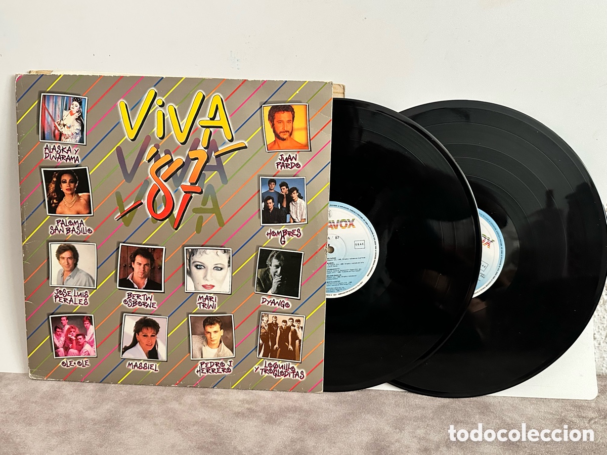 Discos de vinilo: Vinilo canciones VIVA 87&rsquo; vintage