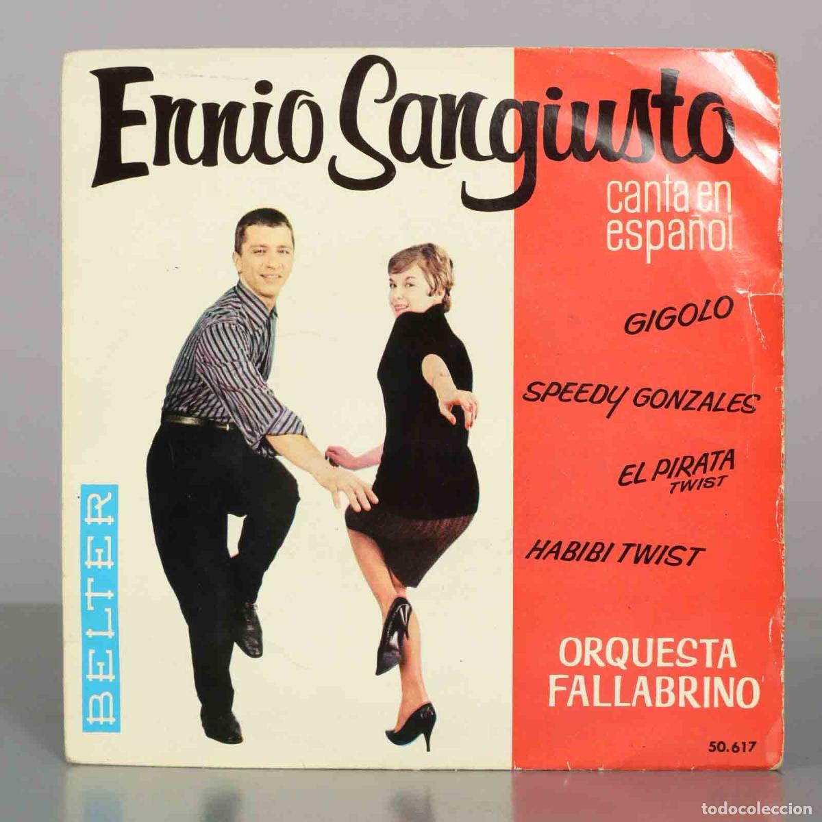 Discos de vinilo: EP. Gigolo, Speedy Gonzales - Ennio Sangiusto, Orquesta Fallabrino