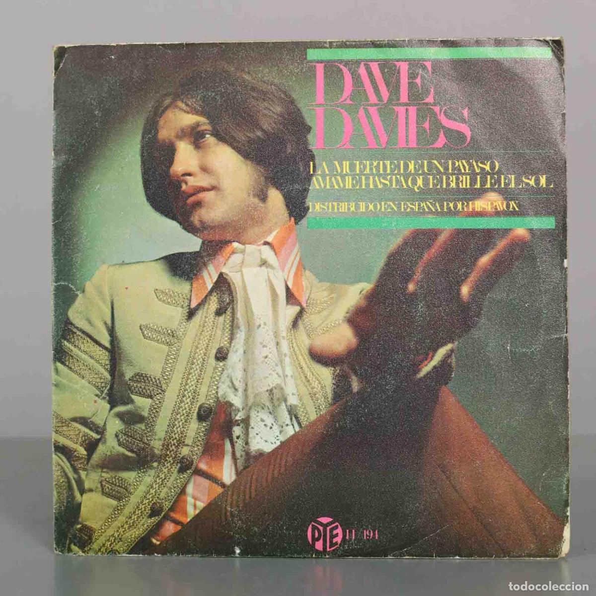 Discos de vinilo: SINGLE. La muerte de un payaso - Dave Davies - Foto 1
