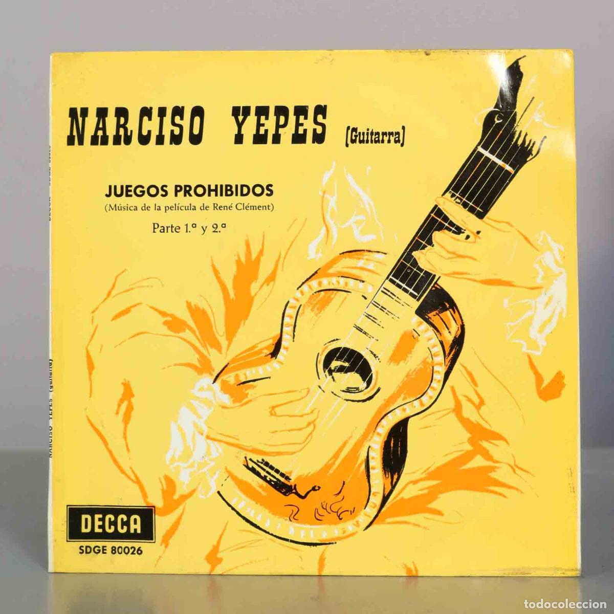 Discos de vinilo: EP. Juegos Prohibidos - Narciso Yepes