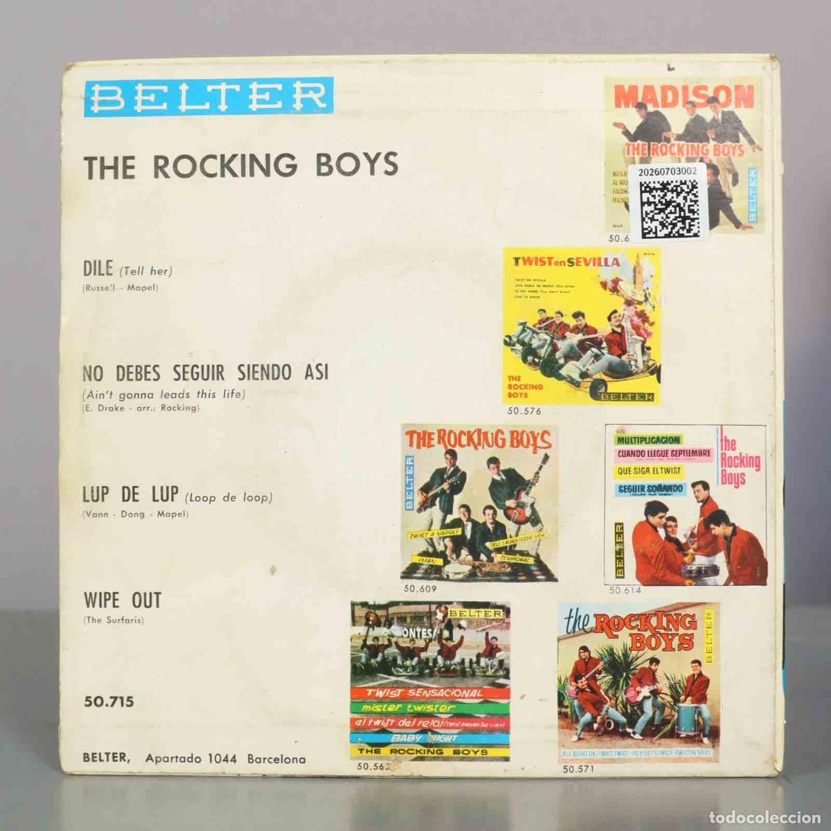 Discos de vinilo: EP. Dile - The Rocking Boys - Foto 2