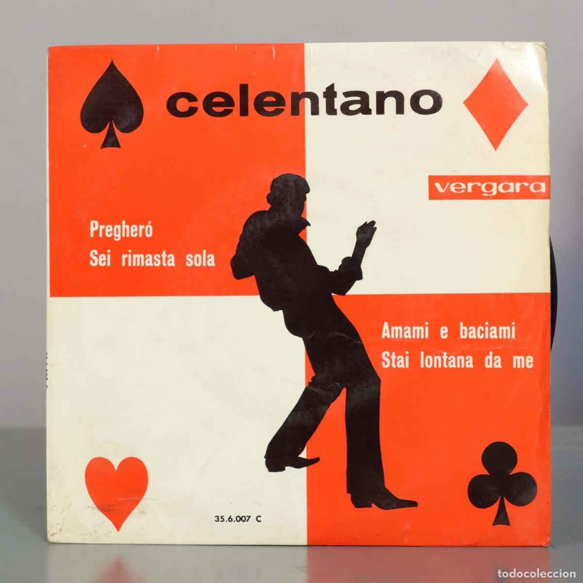 Discos de vinilo: EP. Pregher&oacute; - Adriano Celentano - Foto 1