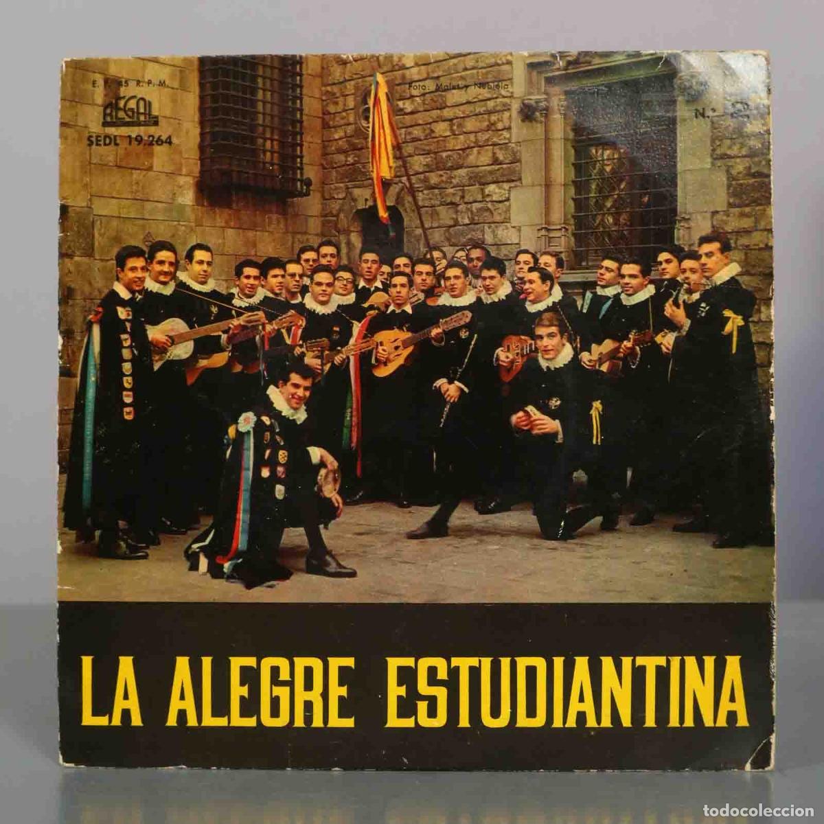 Discos de vinilo: EP. La Alegre Estudiantina - Tuna de la Facultad de Medicina de Barcelona
