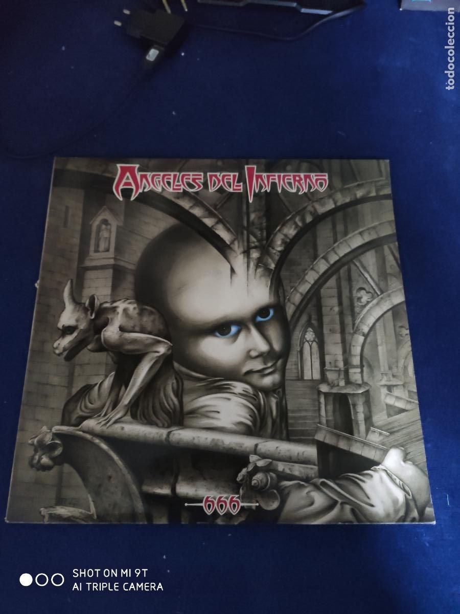Discos de vinilo: angeles del infierno lp 666 muy buen estado 1988