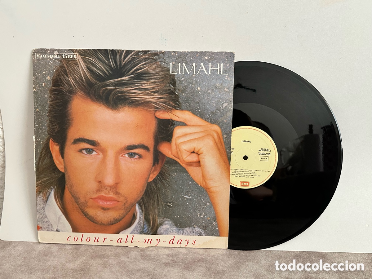 Discos de vinilo: Vinilo LIMAHL colour-all-my-days Vintage