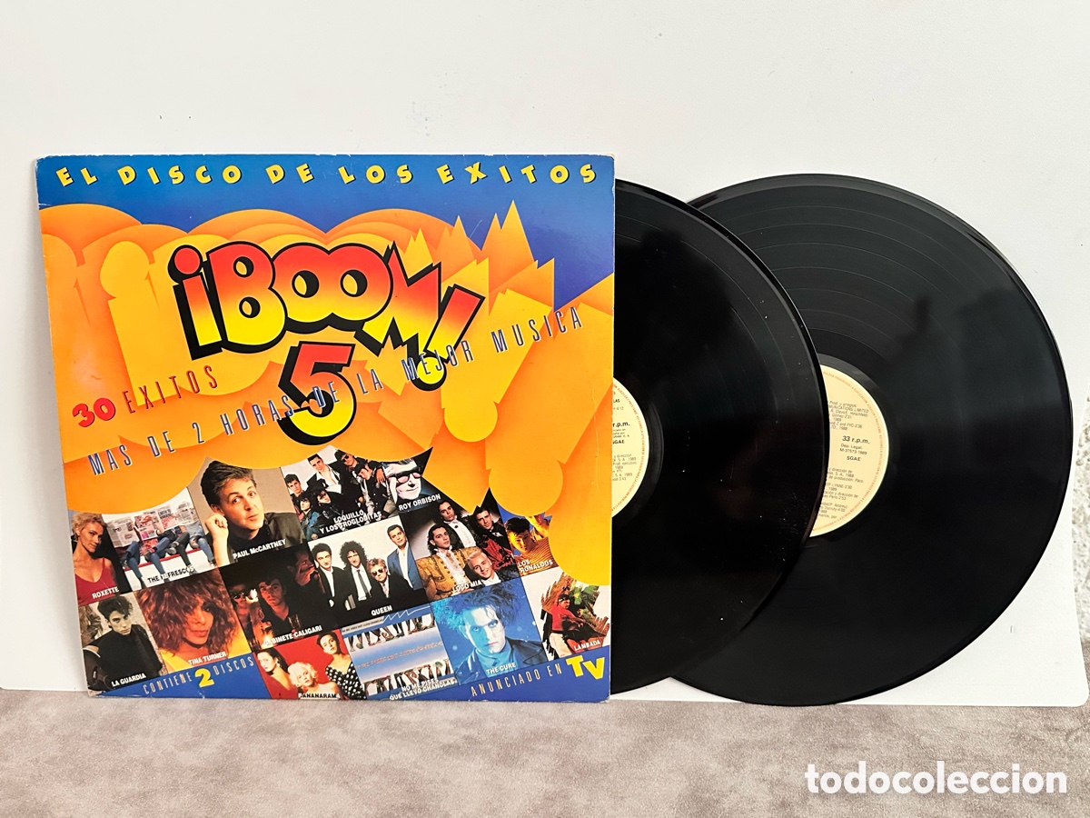 Discos de vinilo: Vinilo 30 EXITOS IBOOM 5 EL DISCO DE LOS EXITOS Vintage