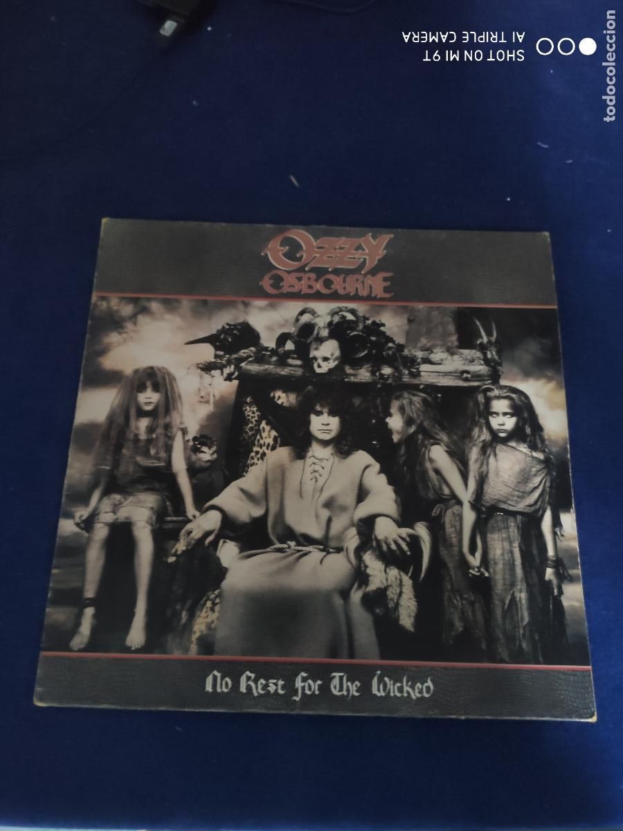 Discos de vinilo: ozzy osbourne no rest for the nicked 1988
