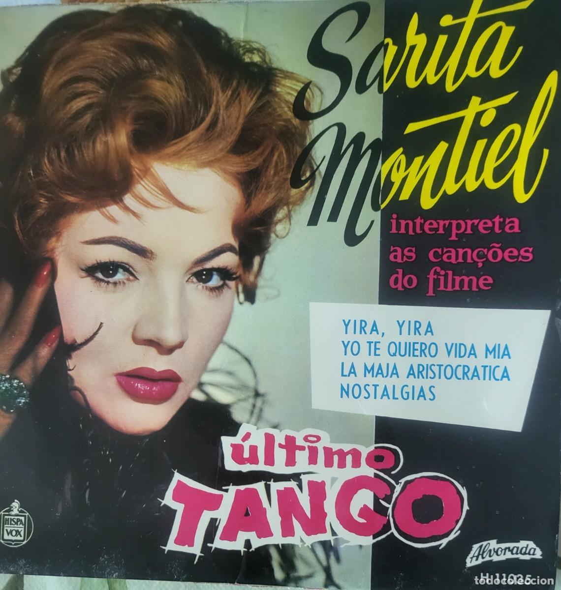 Discos de vinilo: Sara Montiel Ep sello Alvorada-Hispavox editado en Portugal...de la pel&iacute;cula &uacute;ltimo tango.