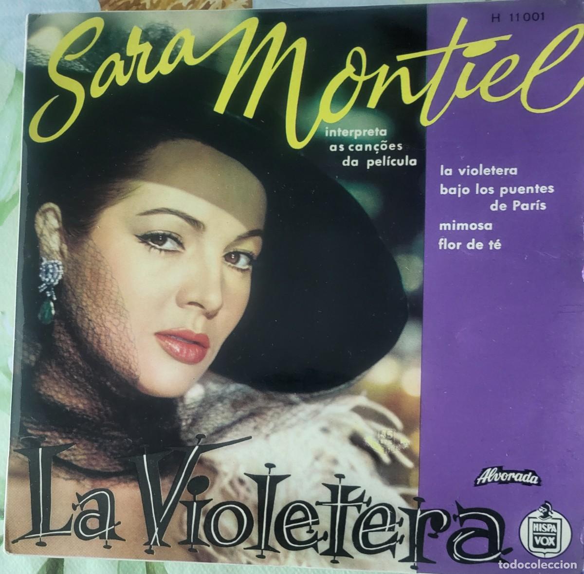 Discos de vinilo: Sara Montiel Ep sello Alvorada-Hispavox editado en Portugal...de la pel&iacute;cula La Violetera.