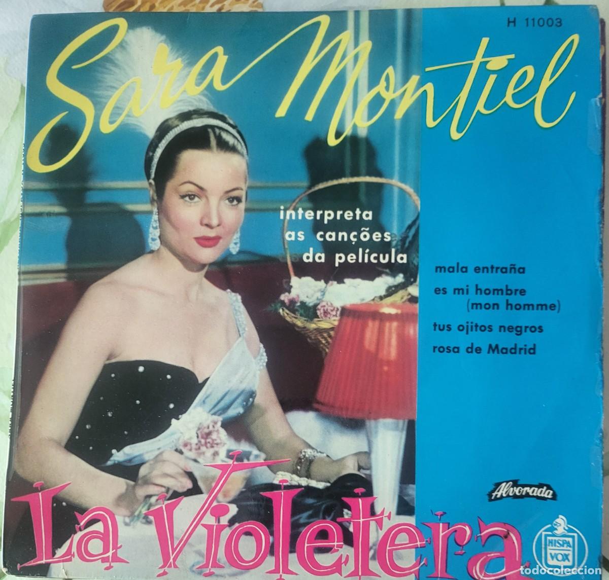 Discos de vinilo: Sara Montiel Ep sello Alvorada-Hispavox editado en Portugal...de la pel&iacute;cula La Violetera.