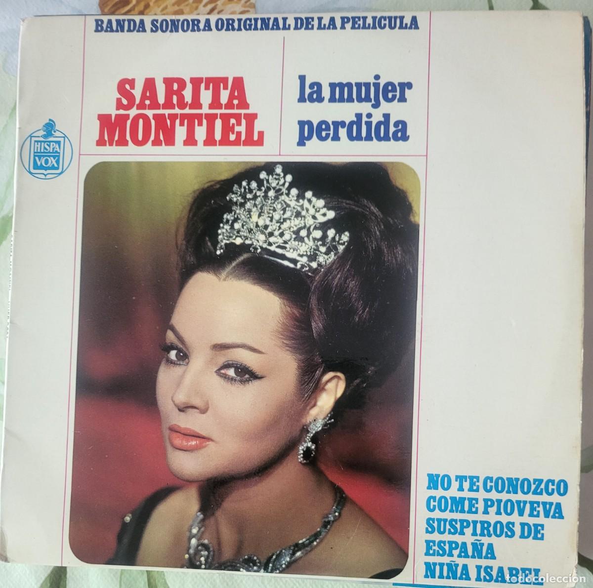 Discos de vinilo: Sara Montiel Ep sello Vogue-Hispavox editado en Francia a&ntilde;o 1967...de la pel&iacute;cula La mujer perdida.