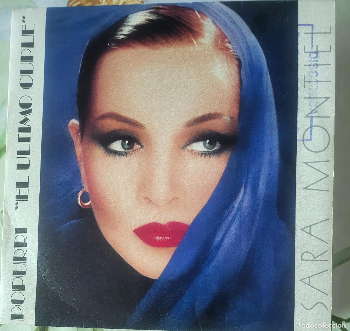 Discos de vinilo: Sara Montiel single sello RTVE editado en Espa&ntilde;a a&ntilde;o 1989 promocional...s&oacute;lo 1 cara.