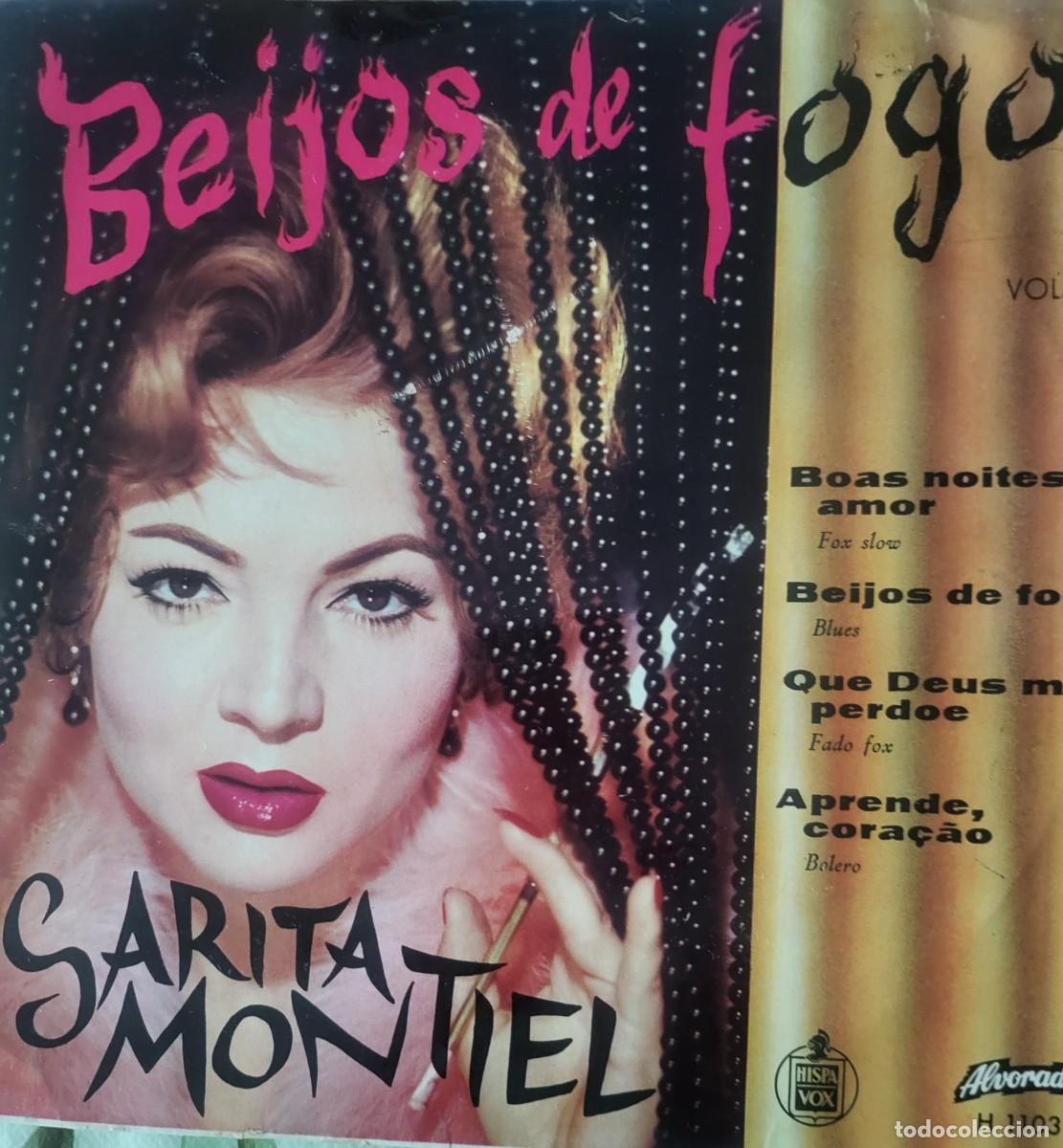 Discos de vinilo: Sara Montiel Ep sello Alvorada-Hispavox editado en Portugal Beijos de fogo Vol.3....