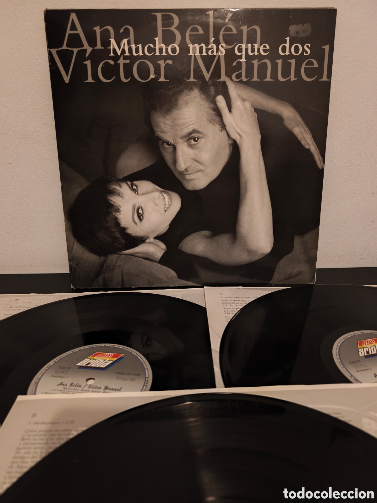 Discos de vinilo: Ana Bel&eacute;n & V&iacute;ctor Manuel &ndash; Mucho m&aacute;s que dos Sello: Ariola: 74321 21179 1: 3 x Vinilos. LA.2