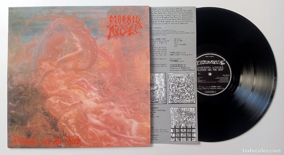 Discos de vinilo: LP MORBID ANGEL - BLESSED ARE THE SICK - Foto 3
