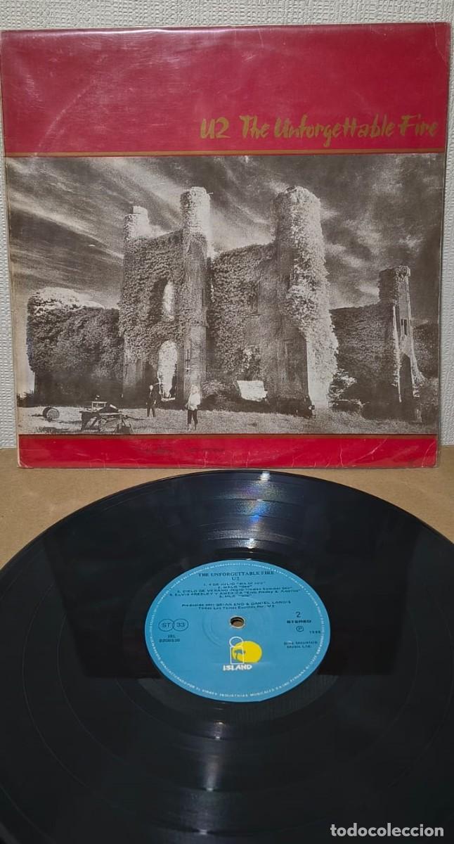 Discos de vinilo: U2 &rdquo;The Unforgettable Fire&rdquo; Vinilo edicion peruana