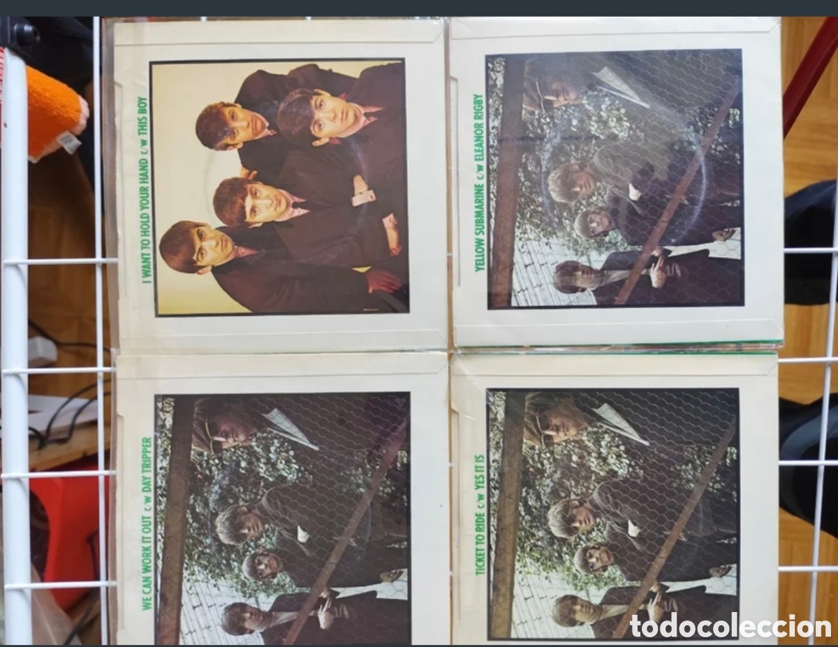 Discos de vinilo: The Beatles 7&rdquo; 45 rpm 1963-65-66 varios precios Single