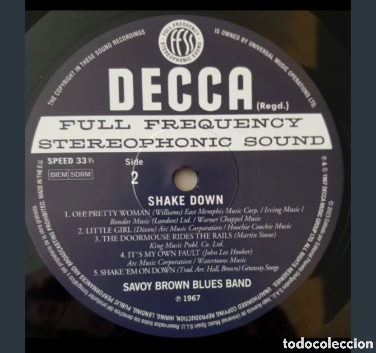 Discos de vinilo: Shake Down-Savoy Brown Blues Band Lp - Foto 3