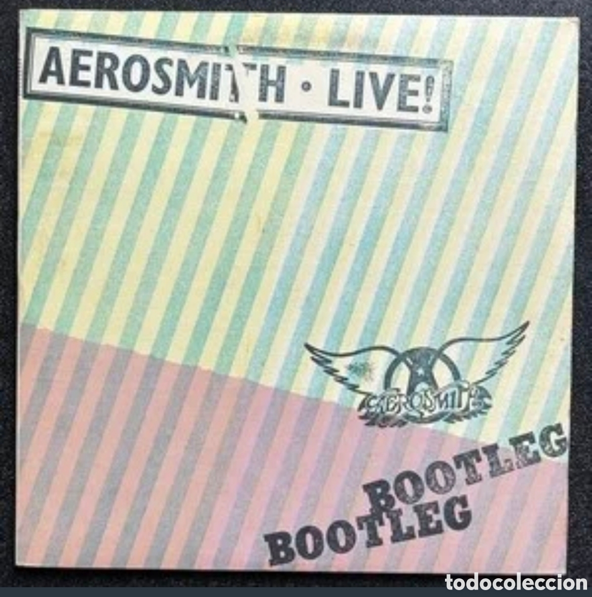 Discos de vinilo: Aerosmith- Live Bootleg LP 1978 japon Oficial