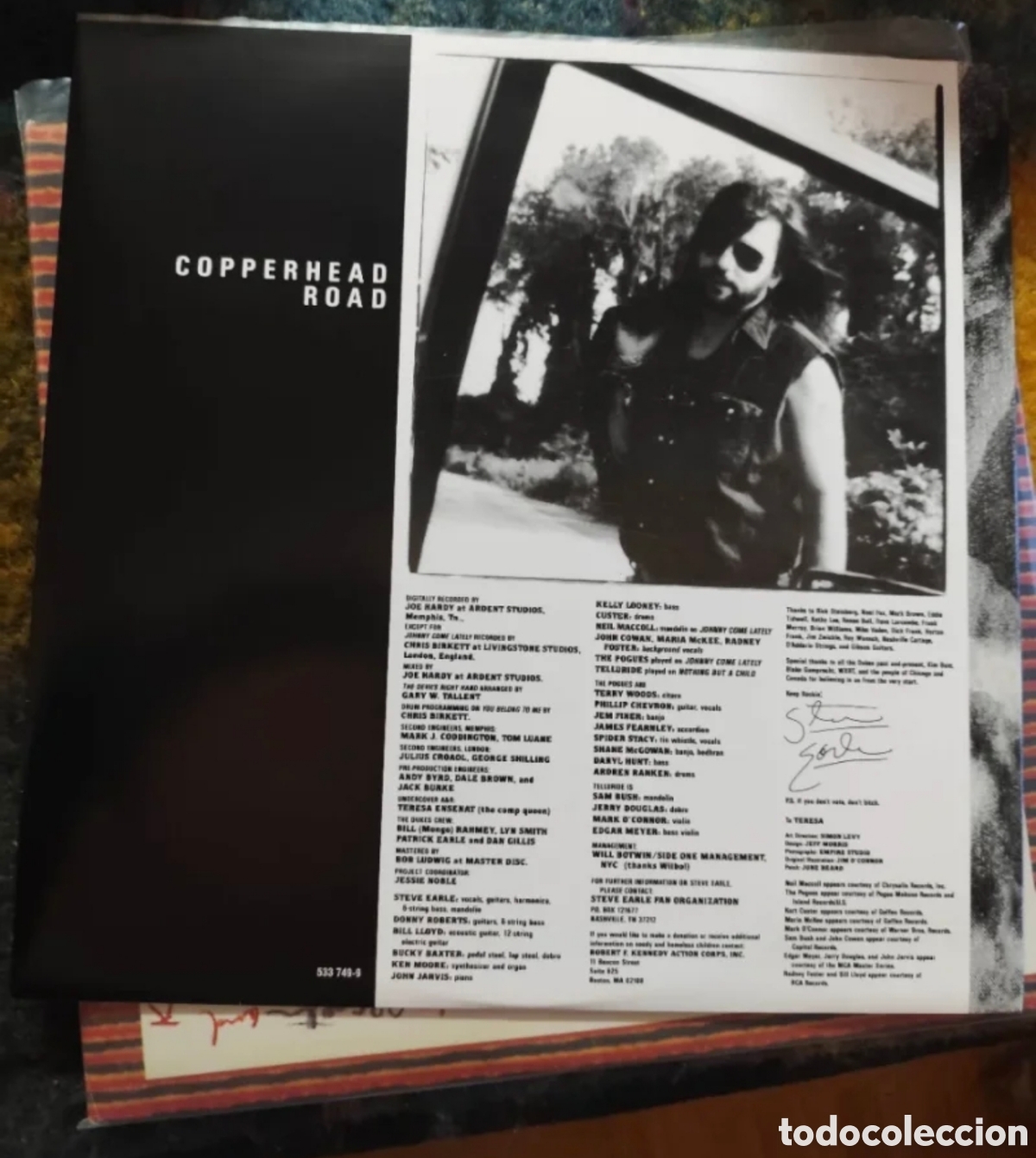 Discos de vinilo: Steve Earle: Copperhead Road LP 2013 UK - Foto 4