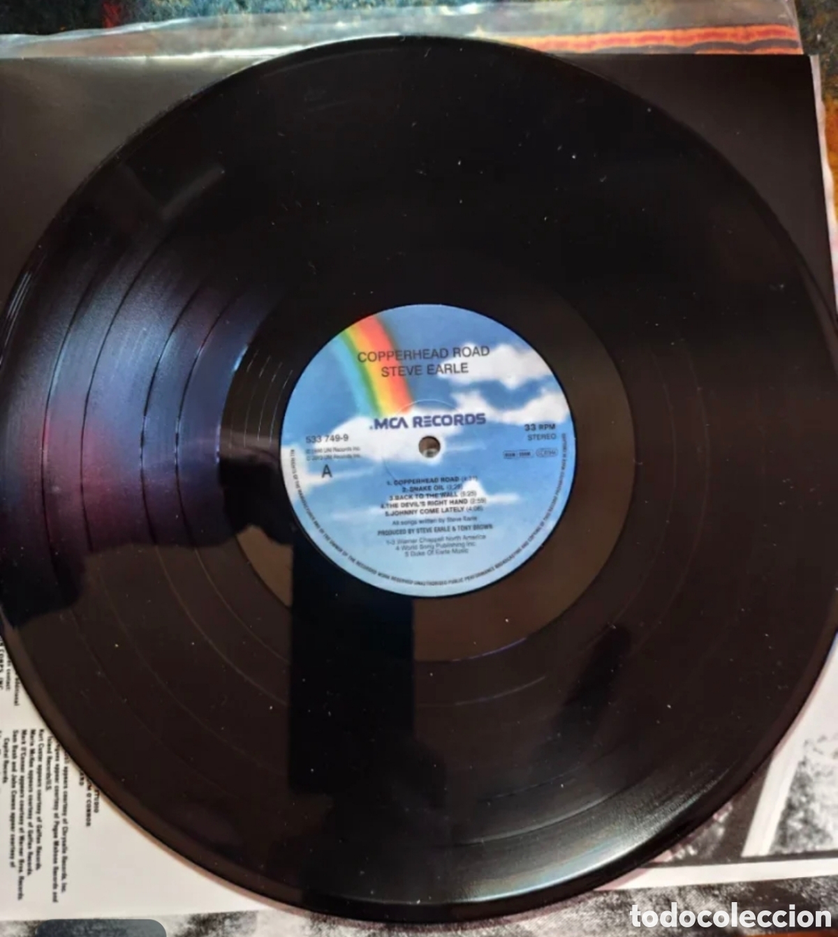 Discos de vinilo: Steve Earle: Copperhead Road LP 2013 UK - Foto 5