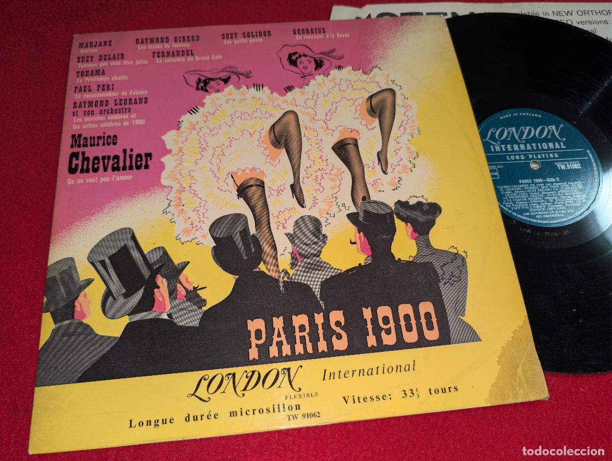 Discos de vinilo: VARIOS Paris 1900 LP 1955 London UK Marjane+Delair+Fernandel+Legrand+Peri++