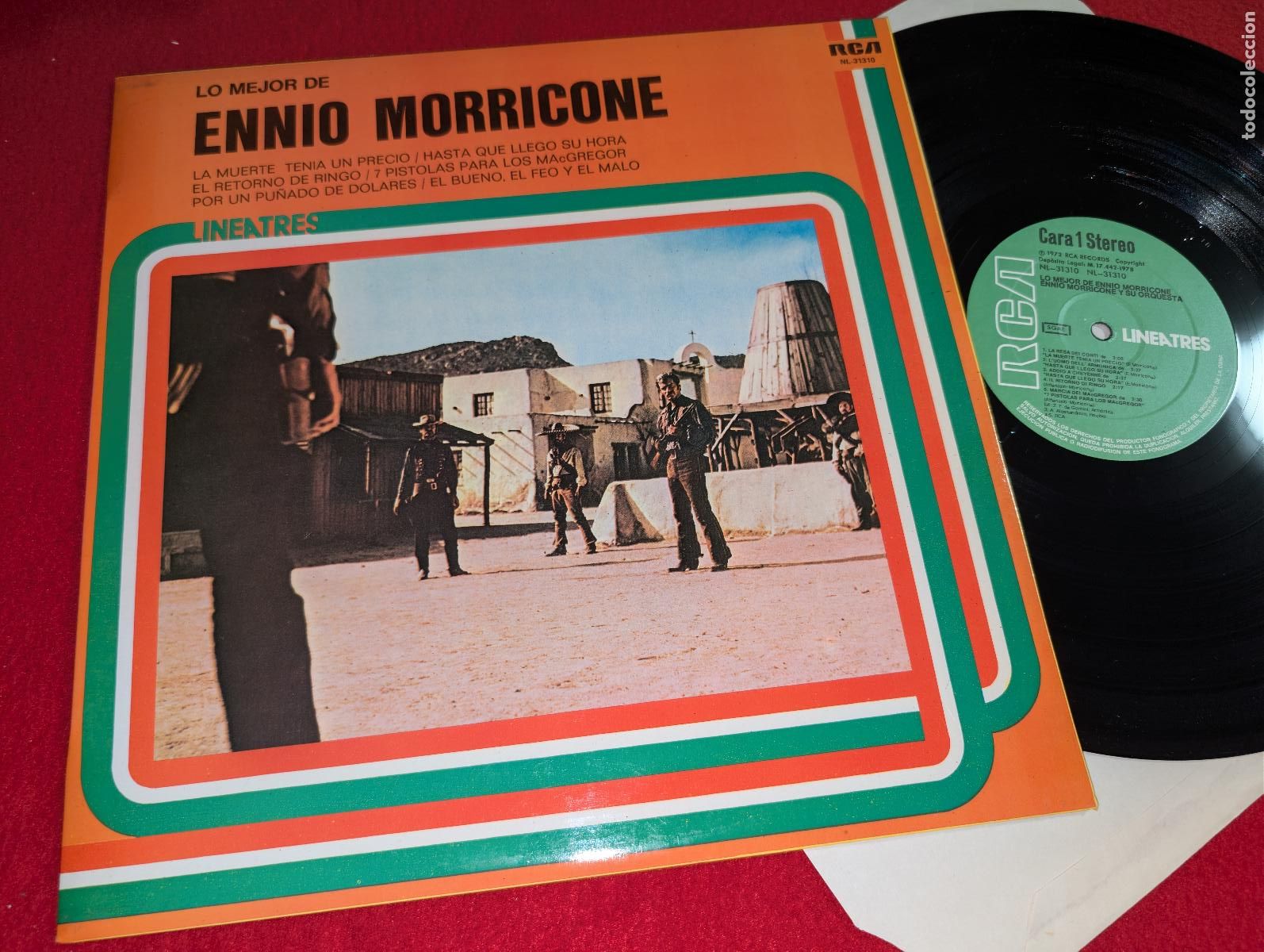 Discos de vinilo: ENNIO MORRICONE Lo mejor de Ennio Morricone BSO OST LP 1978 RCA ESPA&Ntilde;A SPAIN
