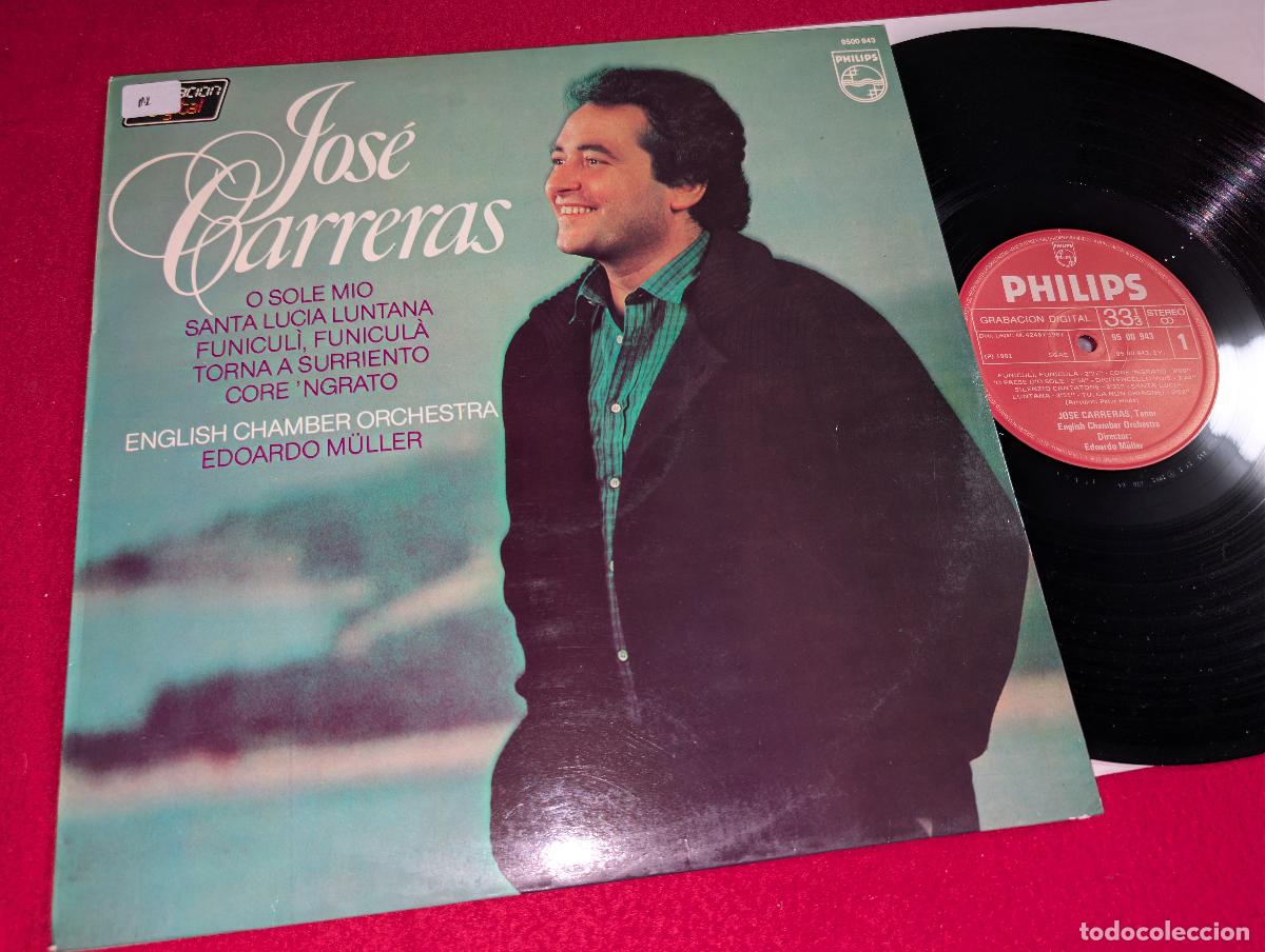Discos de vinilo: JOSE CARRERAS English Chamber orch DIR Muller LP 1981 Philips ESPA&Ntilde;A SPAIN