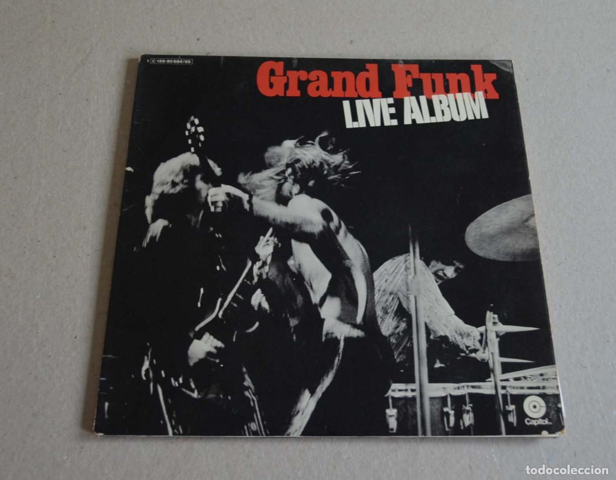 Discos de vinilo: GRAND FUNK - LIVE ALBUM (DISCO DOBLE)