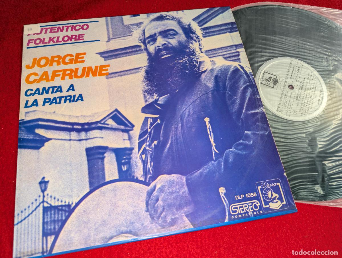 Discos de vinilo: JORGE CAFRUNE Canta a la patria Autentico Folklore LP 1973 Diresa ESPA&Ntilde;A SPAIN EX