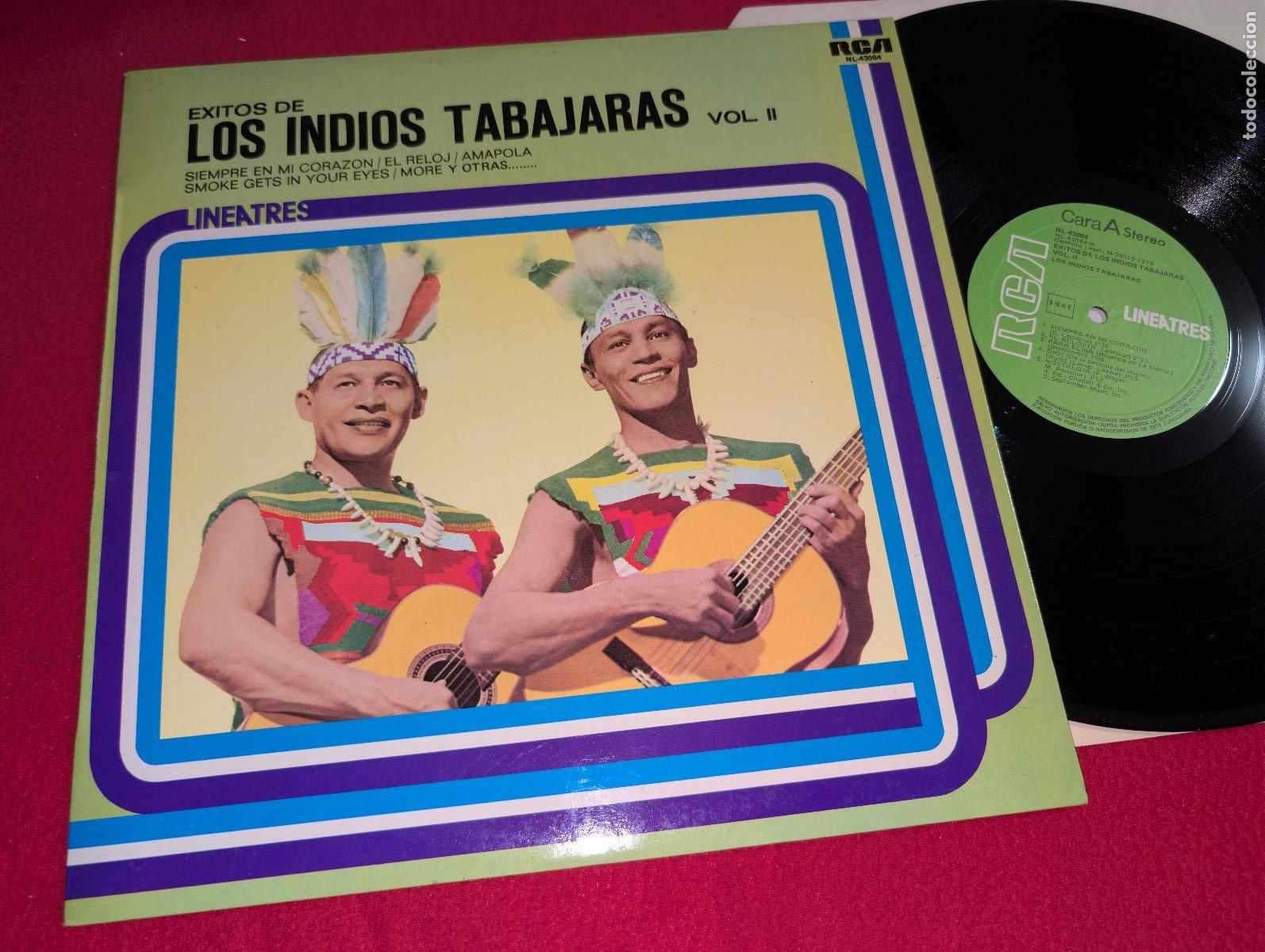 Discos de vinilo: LOS INDIOS TABAJARAS Exitos de los indios tabajaras Vol.II 2 LP 1979 RCA ESPA&Ntilde;A SPAIN EX