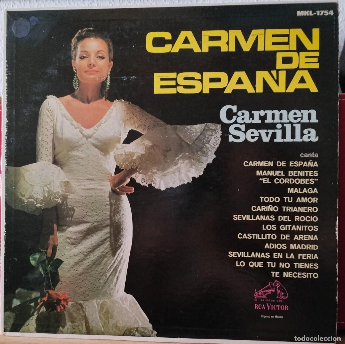 Discos de vinilo: Carmen Sevilla / Carmen de Espa&ntilde;a - Foto 1