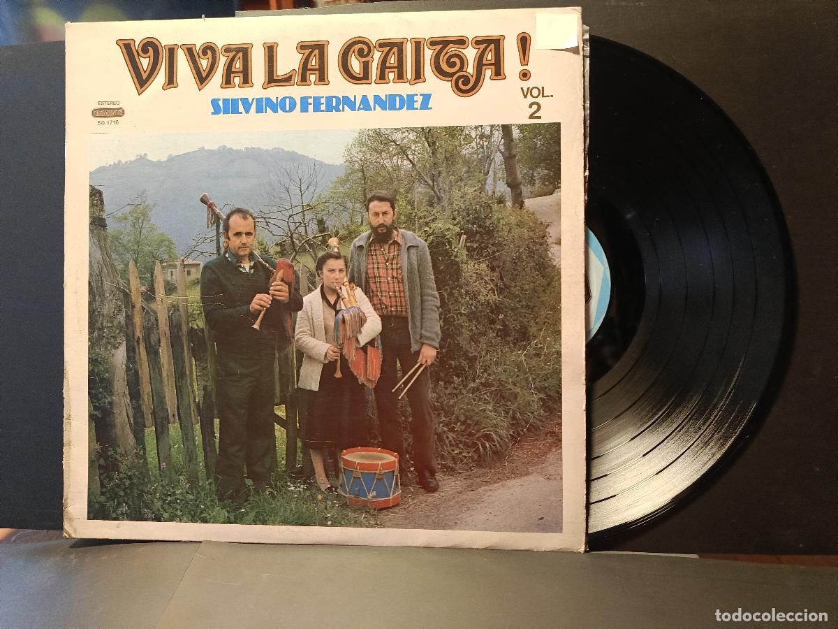 Discos de vinilo: silvino fernandez,viva la gaita,vol 2 lp ASTURIAS pepeto