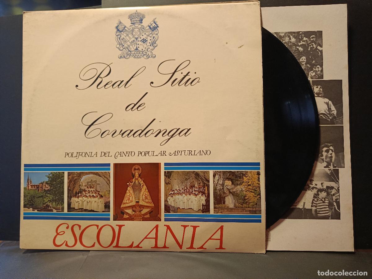 Discos de vinilo: ESCOLANIA del Real Sitio de Covadonga - Polifonia del Canto Popular Asturiano ASTURIAS PEPETO