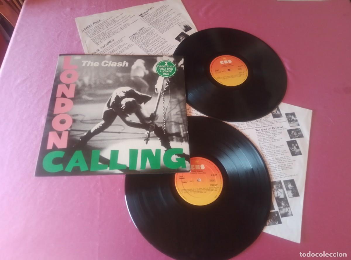 Discos de vinilo: THE CLASH LONDON CALLING 1980 DOBLE LP L3 1 23