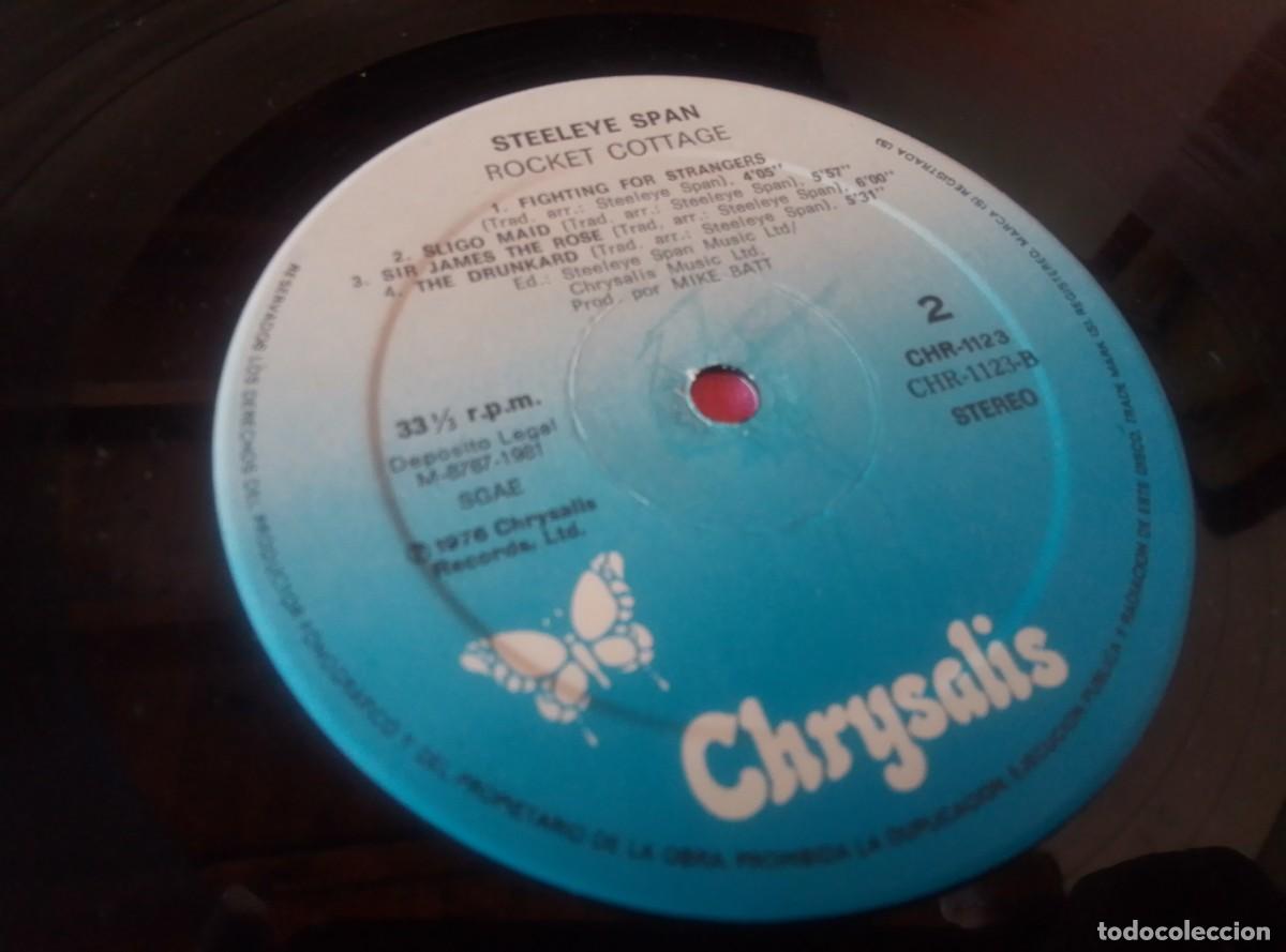 Discos de vinilo: STEELEYE SPAN ROCKET COTTAGE 1976 LP L3 1 23 - Foto 4