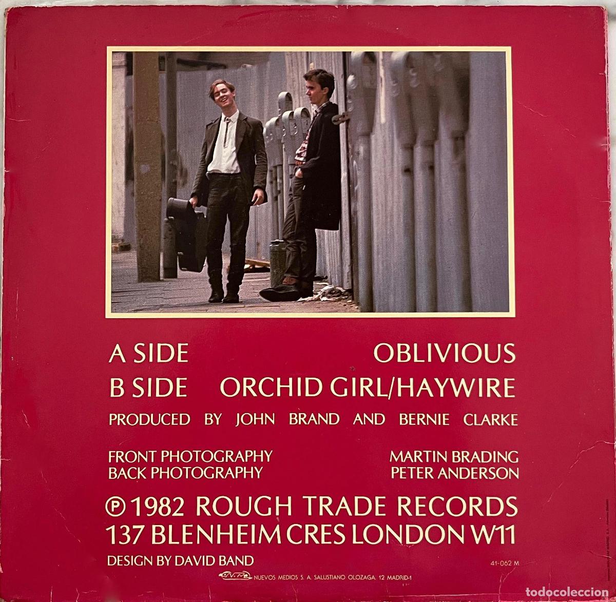 Discos de vinilo: AZTEC CAMERA. OBLIVIOUS. MAXI SINGLE ESPA&Ntilde;A 1983 3 TEMAS - Foto 2