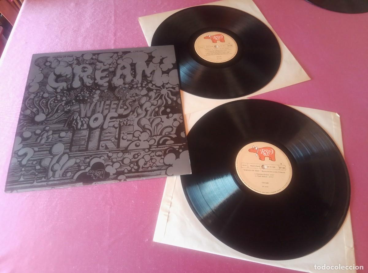 Discos de vinilo: WHEELS OF FIRE 1968 DOBLE LP L3 1 23