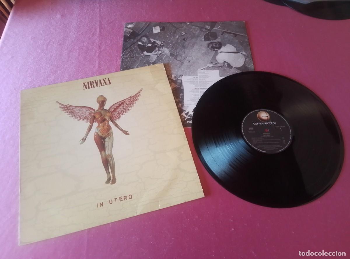 Discos de vinilo: NIRVANA IN UTERO 1993 LP L3 1 23