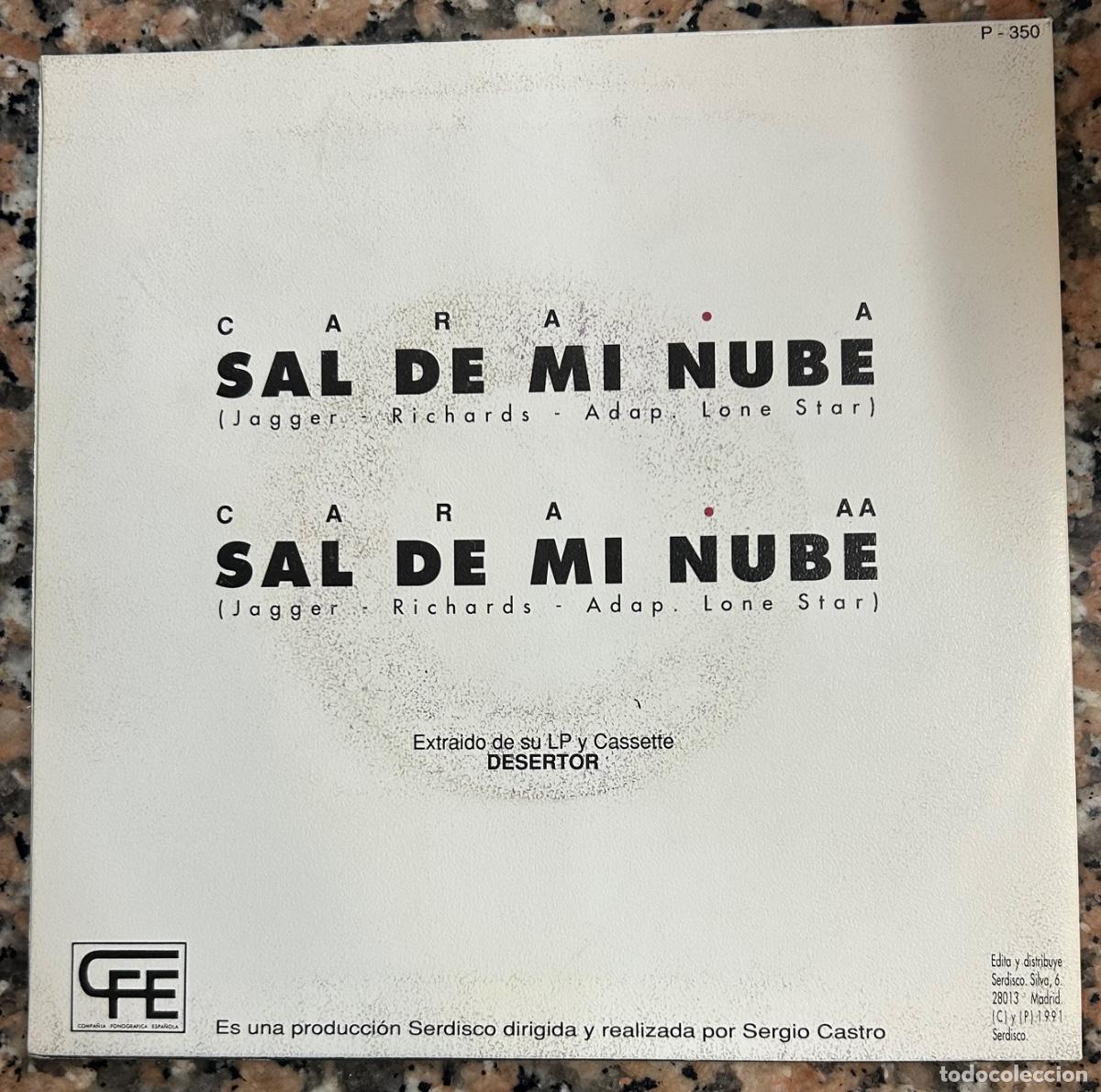 Discos de vinilo: Desertores - Sal de la nube - Foto 2