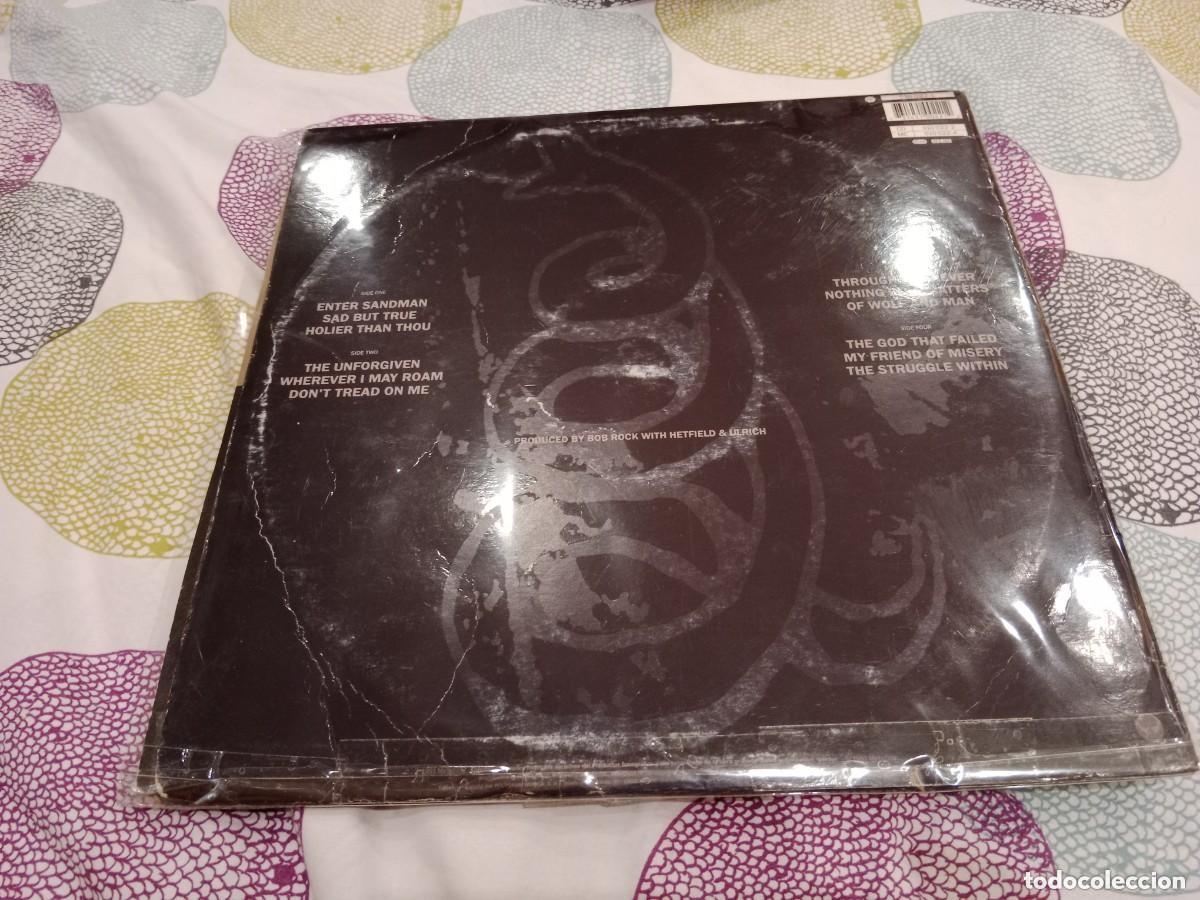 Disques de vinyle: METALLICA - METALLICA (BLACK ALBUM) - LP DOBLE - EDICION ESPA&Ntilde;OLA VERTIGO 1991