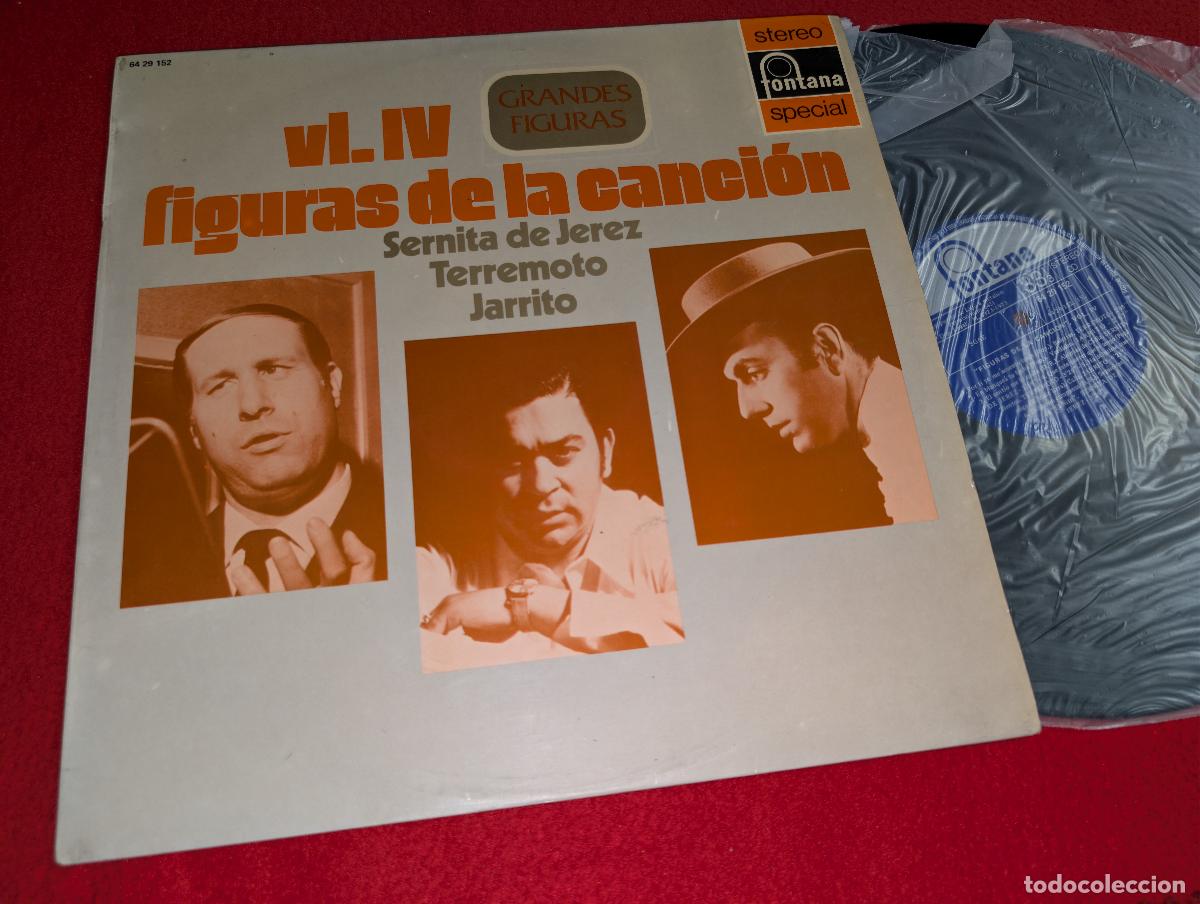 Discos de vinilo: FIGURAS CANCION Vol.IV Sernita de Jerez+Terremoto+Jarrito LP 1973 Fontana