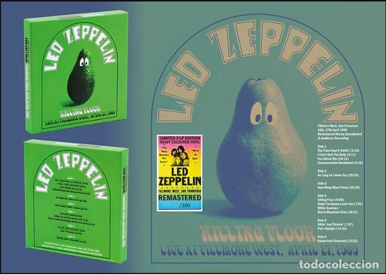 Discos de vinilo: LED ZEPPELIN 3xLP BOX SET Killing Floor (Coloured 300 Numbered Copies) 3 lp